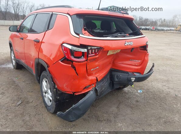 3C4NJDAB8KT811545 2019 JEEP COMPASS Orange წინა ხედი