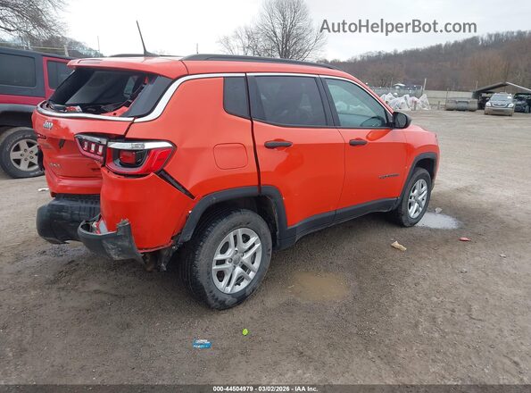 3C4NJDAB8KT811545 2019 JEEP COMPASS Orange უკანა მარჯვენა