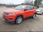 2019 Jeep Compass Sport 4x4 Orange vin: 3C4NJDAB8KT811545
