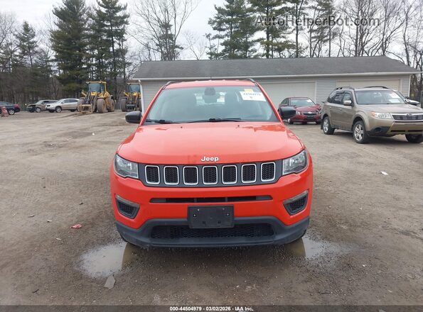 3C4NJDAB8KT811545 2019 JEEP COMPASS Orange ხელსაწყოთა პანელის ხედი