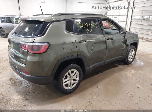 3C4NJDAB9HT642130 2017 JEEP NEW COMPASS Green Задня права чверть
