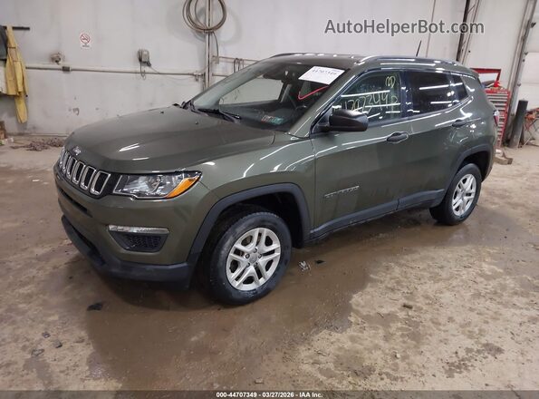 3C4NJDAB9HT642130 2017 JEEP NEW COMPASS Green Передня ліва чверть