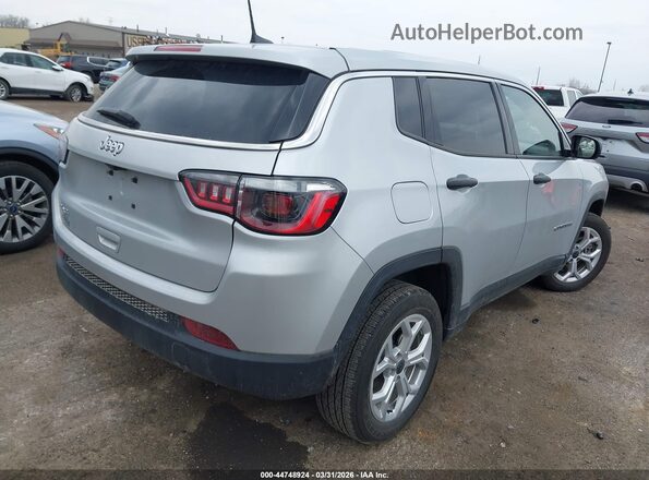 3C4NJDAN6ST566044 2025 JEEP COMPASS Серебряный Задняя правая четверть