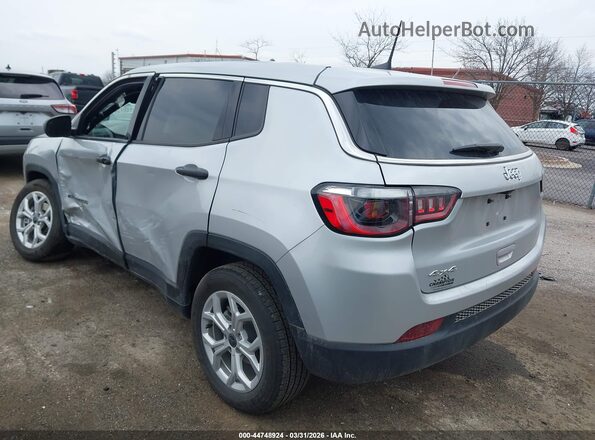 3C4NJDAN6ST566044 2025 JEEP COMPASS Серебряный Задняя левая четверть