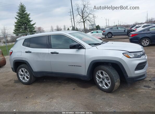 3C4NJDAN6ST566044 2025 JEEP COMPASS Серебряный Панорамный вид салона 360°
