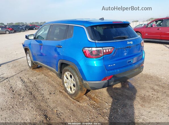 3C4NJDAN9RT175772 2024 JEEP COMPASS Синий Задняя левая четверть