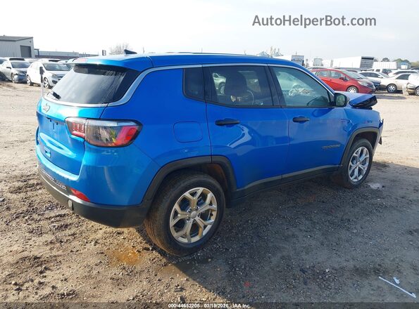3C4NJDAN9RT175772 2024 JEEP COMPASS Синий Задняя правая четверть