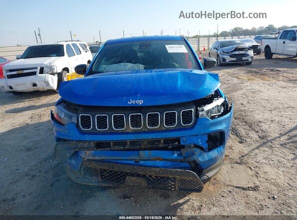 3C4NJDAN9RT175772 2024 JEEP COMPASS Синий Вид спереди