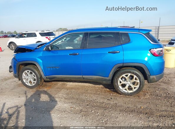 3C4NJDAN9RT175772 2024 JEEP COMPASS Синий Панорамный вид салона 360°