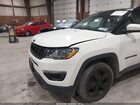 2019 Jeep Compass Altitude 4x4 White vin: 3C4NJDBB0KT796098