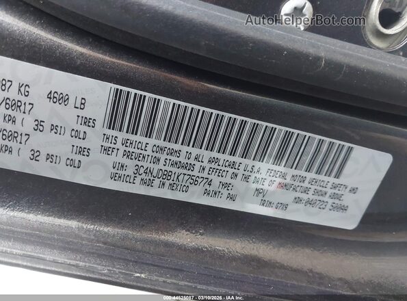 3C4NJDBB1KT756774 2019 JEEP COMPASS Gray Շարժիչի բաժամունքի տեսք