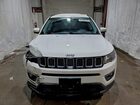 2019 Jeep Compass Latitude White vin: 3C4NJDBB1KT849598