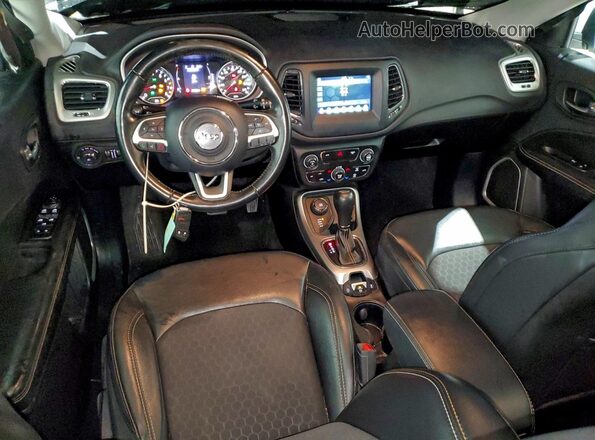 3C4NJDBB1KT849598 2019 JEEP COMPASS White Առջևի վահանակի տեսք