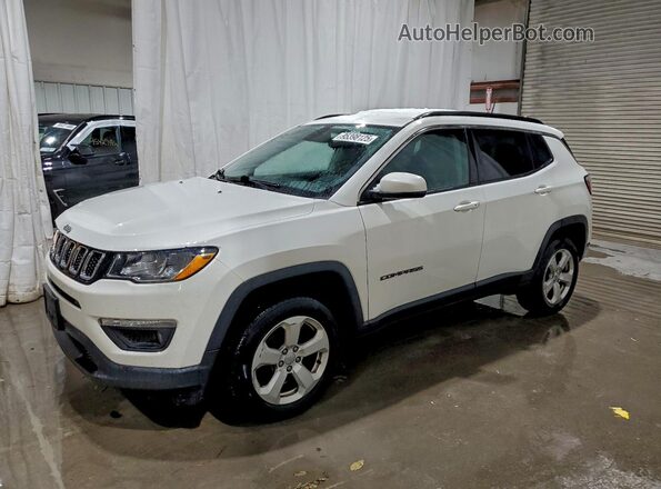 3C4NJDBB1KT849598 2019 JEEP COMPASS White Առջևի ձախ երեք քառորդ տեսարան