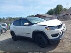 2020 Jeep Compass Altitude 4x4 White vin: 3C4NJDBB1LT228623