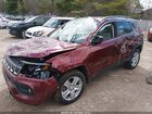 2022 Jeep Compass Latitude 4x4 Burgundy vin: 3C4NJDBB1NT217477