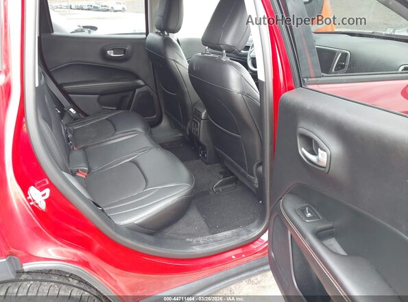 3C4NJDBB2HT689451 2017 JEEP NEW COMPASS Red Vista de la etiqueta del VIN