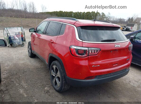 3C4NJDBB2HT689451 2017 JEEP NEW COMPASS Red Trasero izquierdo
