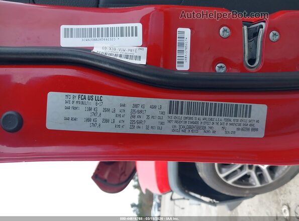 3C4NJDBB2HT692320 2017 JEEP NEW COMPASS Red Engine compartment view