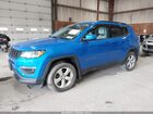2017 Jeep New Compass Latitude 4x4 Blue vin: 3C4NJDBB4HT641675
