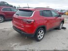 2017 Jeep New Compass Latitude 4x4 Red vin: 3C4NJDBB4HT672182