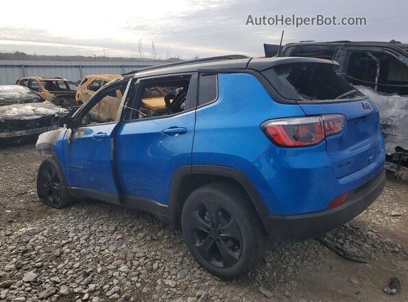 3C4NJDBB4KT829037 2019 JEEP COMPASS Blue Հետևի ձախ
