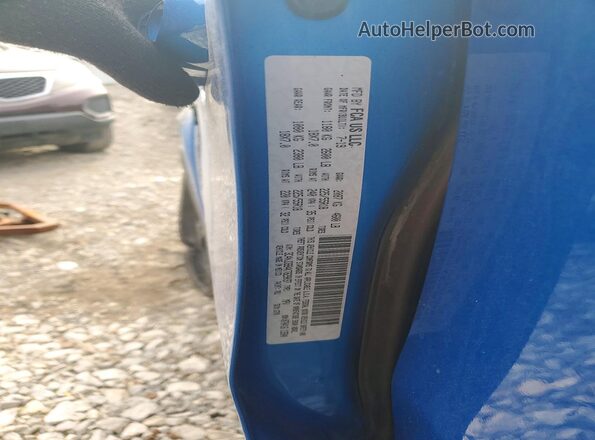 3C4NJDBB4KT829037 2019 JEEP COMPASS Blue VIN կոդի պիտակի տեսք