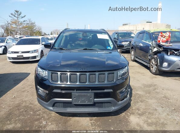 3C4NJDBB4LT168577 2020 JEEP COMPASS Black Instrument cluster view