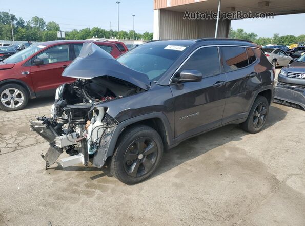 3C4NJDBB5KT595460 2019 JEEP COMPASS Gray Առջևի ձախ երեք քառորդ տեսարան