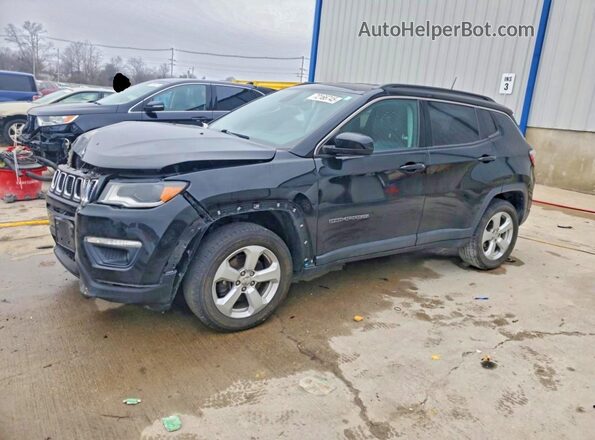 3C4NJDBB5KT754901 2019 JEEP COMPASS Black Vista tres cuartos delantera izquierda
