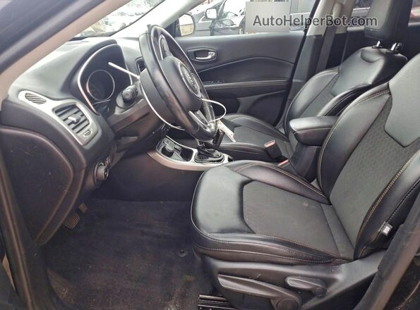 3C4NJDBB5KT754901 2019 JEEP COMPASS Black Vista interior delantera