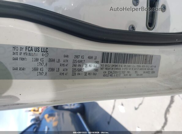3C4NJDBB6HT617037 2017 JEEP NEW COMPASS White Widok komory silnika