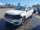 2017 Jeep New Compass Latitude 4x4 White vin: 3C4NJDBB6HT617037