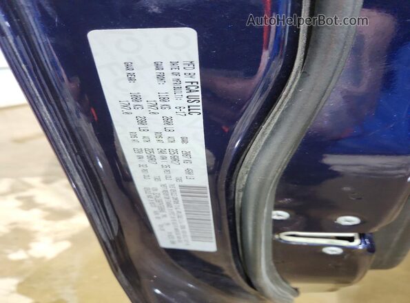 3C4NJDBB7HT688845 2017 JEEP COMPASS Blue Widok naklejki z numerem VIN