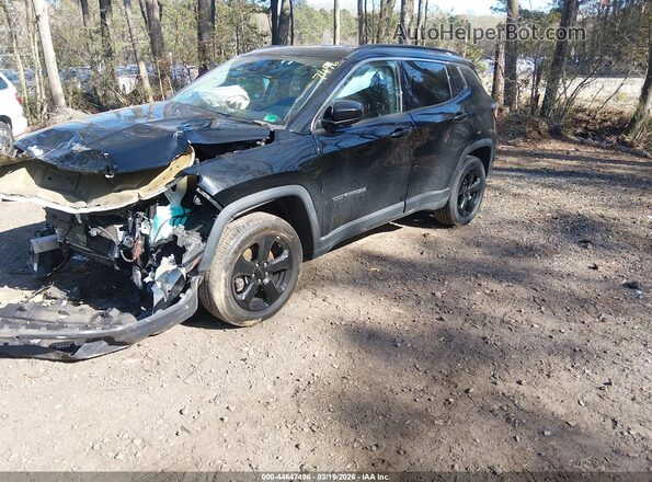 3C4NJDBB7MT557375 2021 JEEP COMPASS Черный Передняя левая четверть