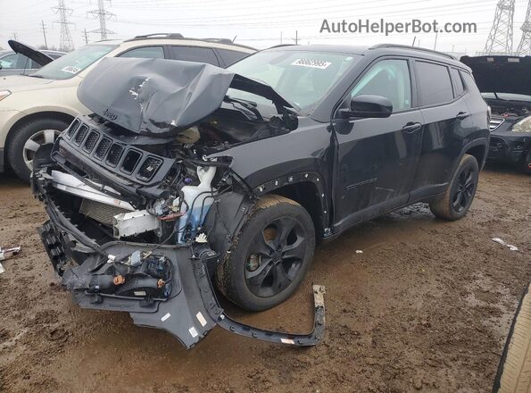 3C4NJDBB8KT826867 2019 JEEP COMPASS Black Vista tres cuartos delantera izquierda