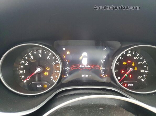 3C4NJDBB8KT826867 2019 JEEP COMPASS Black Vista del cuadro de instrumentos