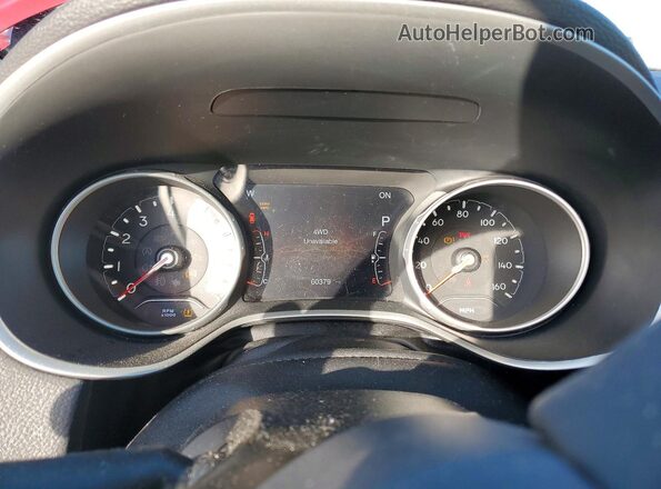 3C4NJDBB8LT115591 2020 JEEP COMPASS Red Вид щитка приладів
