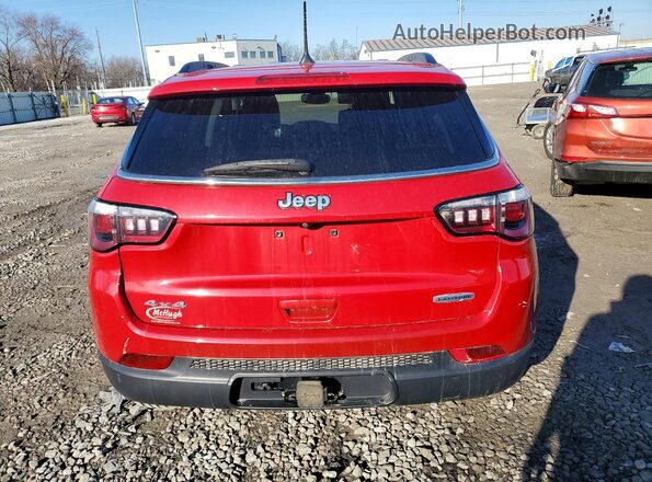 3C4NJDBB8LT115591 2020 JEEP COMPASS Red Вид ззаду