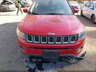 2017 Jeep New Compass Latitude 4x4 Red vin: 3C4NJDBB9HT597138
