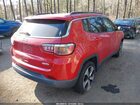2017 Jeep New Compass Latitude 4x4 Red vin: 3C4NJDBB9HT597138