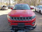 2017 Jeep New Compass Latitude 4x4 Red vin: 3C4NJDBB9HT597138
