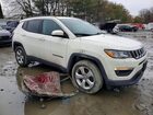 2019 Jeep Compass Latitude White vin: 3C4NJDBB9KT651853
