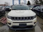 2019 Jeep Compass Latitude White vin: 3C4NJDBB9KT651853