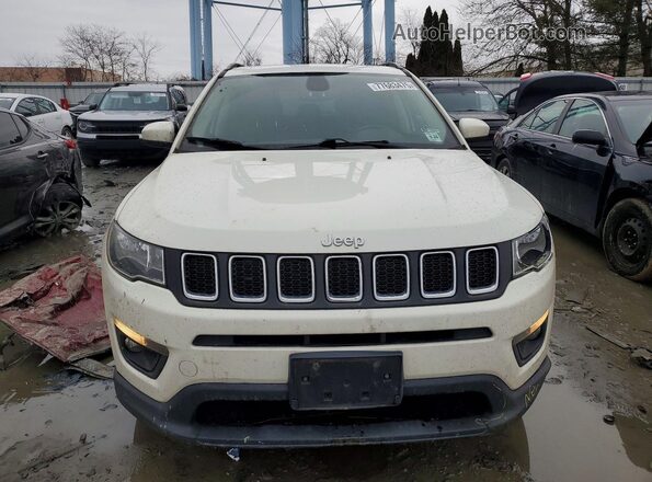 3C4NJDBB9KT651853 2019 JEEP COMPASS White Դիմացի տեսք