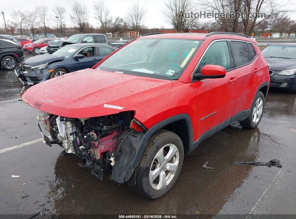 3C4NJDBBXMT547424 2021 JEEP COMPASS Красный Передняя левая четверть