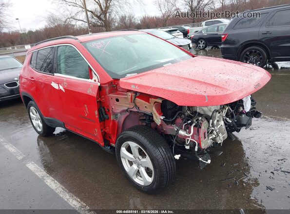 3C4NJDBBXMT547424 2021 JEEP COMPASS Красный Передняя правая четверть