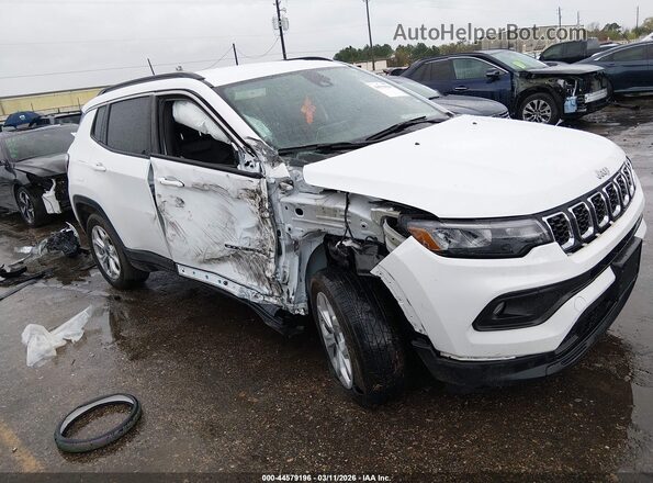 3C4NJDBN4ST529945 2025 JEEP COMPASS White Przód prawy