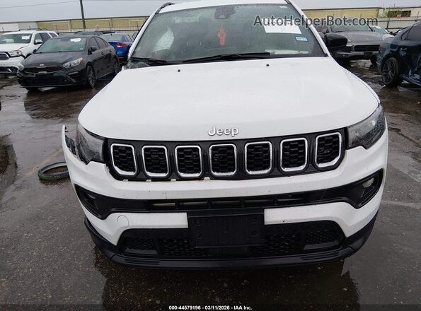 3C4NJDBN4ST529945 2025 JEEP COMPASS White Widok zestawu wskaźników