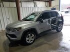 2024 Jeep Compass Latitude Серый vin: 3C4NJDBN6RT603697 Damage: Left Front Door, Severe Damage, Replacement Required